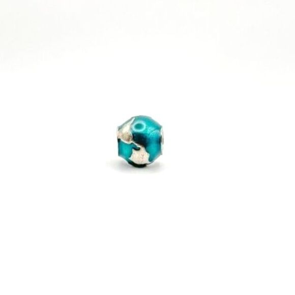 Chamilia Around the world Silver Green Bead Charm - Picture 1 of 2
